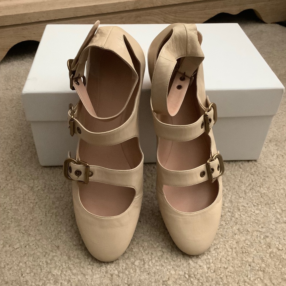 Chloe Triple Strap Flats